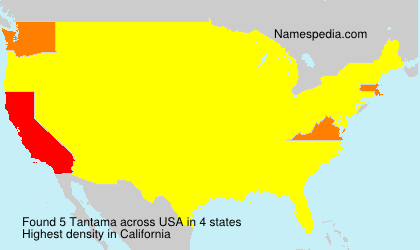 Surname Tantama in USA Surname Tantama in USA