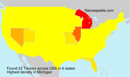 Surname Tantaro in USA Surname Tantaro in USA