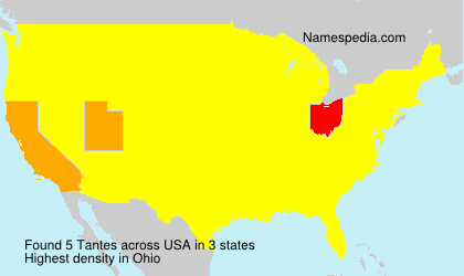 Surname Tantes in USA Surname Tantes in USA