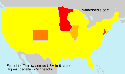 Surname Tantow in USA Surname Tantow in USA