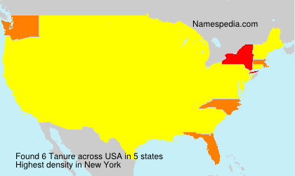 Surname Tanure in USA Surname Tanure in USA