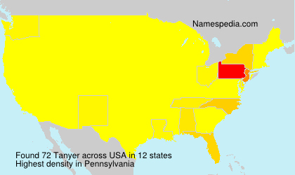 Surname Tanyer in USA Surname Tanyer in USA