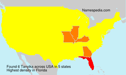 Surname Tanyika in USA Surname Tanyika in USA