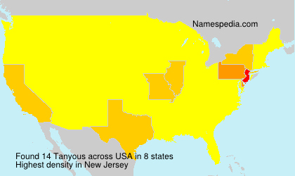 Surname Tanyous in USA Surname Tanyous in USA