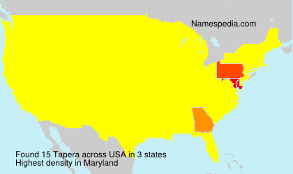 Surname Tapera in USA Surname Tapera in USA