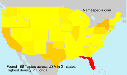 Surname Tapias in USA Surname Tapias in USA
