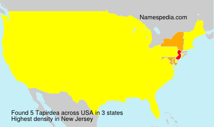 Surname Tapirdea in USA Surname Tapirdea in USA