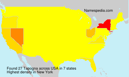 Surname Tapogna in USA Surname Tapogna in USA