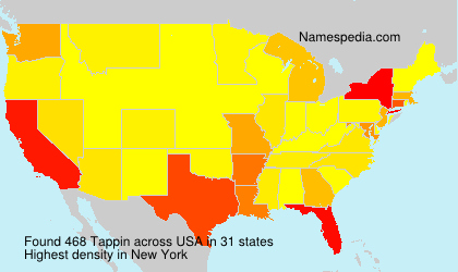 Surname Tappin in USA Surname Tappin in USA