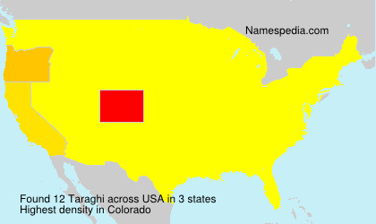 Surname Taraghi in USA Surname Taraghi in USA