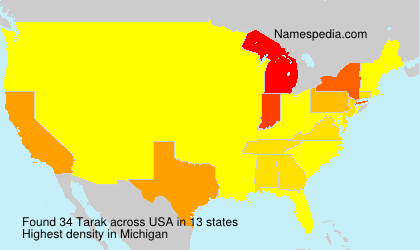 Surname Tarak in USA Surname Tarak in USA