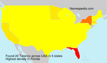 Surname Taranco in USA Surname Taranco in USA
