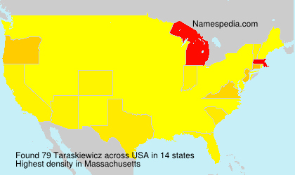 Surname Taraskiewicz in USA Surname Taraskiewicz in USA
