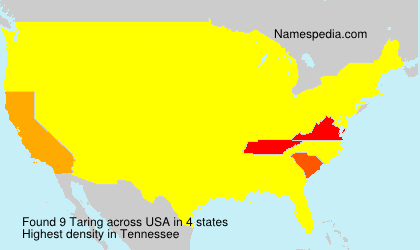 Surname Taring in USA Surname Taring in USA