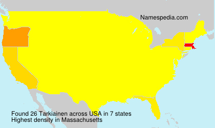 Surname Tarkiainen in USA Surname Tarkiainen in USA