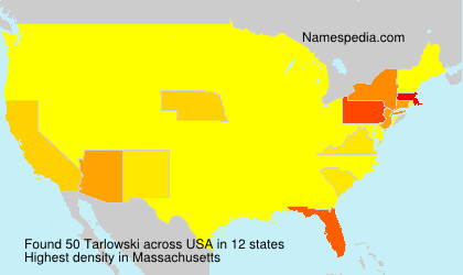 Surname Tarlowski in USA Surname Tarlowski in USA