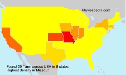 Surname Tarm in USA Surname Tarm in USA