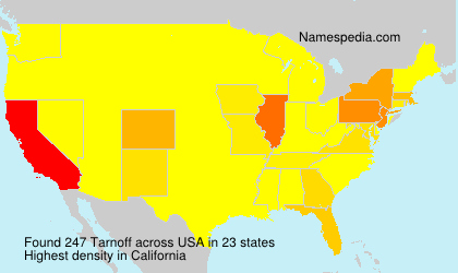 Surname Tarnoff in USA Surname Tarnoff in USA