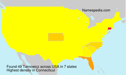 Surname Tarnowicz in USA Surname Tarnowicz in USA