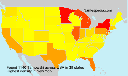 Surname Tarnowski in USA Surname Tarnowski in USA