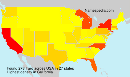 Surname Taro in USA Surname Taro in USA