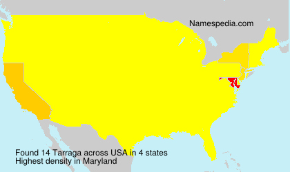 Surname Tarraga in USA Surname Tarraga in USA