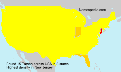 Surname Tarsan in USA Surname Tarsan in USA