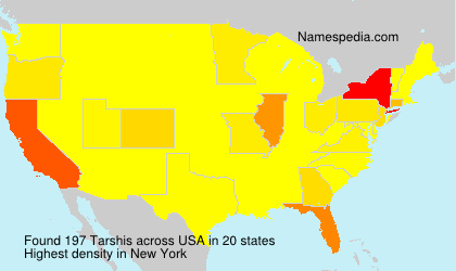 Surname Tarshis in USA Surname Tarshis in USA