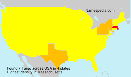 Surname Tarso in USA Surname Tarso in USA
