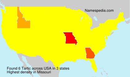 Surname Tartic in USA Surname Tartic in USA
