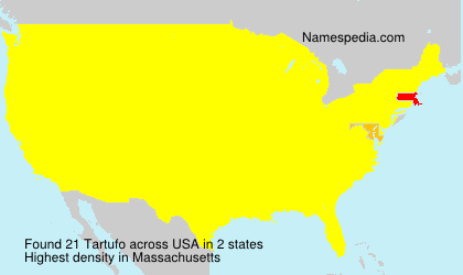 Surname Tartufo in USA Surname Tartufo in USA