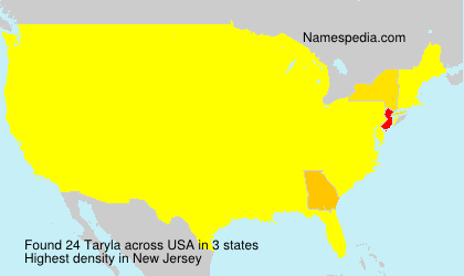 Surname Taryla in USA Surname Taryla in USA