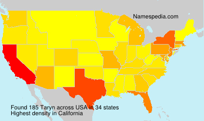 Surname Taryn in USA Surname Taryn in USA