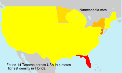 Surname Tasama in USA Surname Tasama in USA