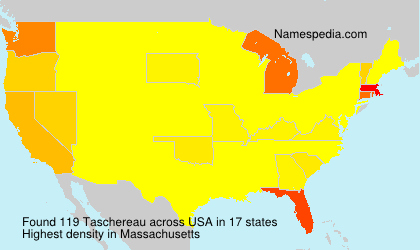 Surname Taschereau in USA Surname Taschereau in USA
