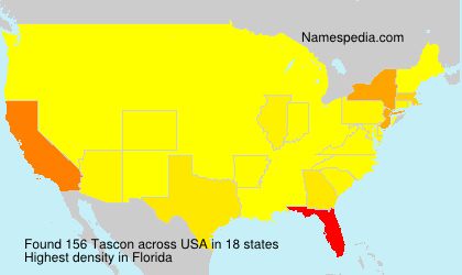 Surname Tascon in USA Surname Tascon in USA