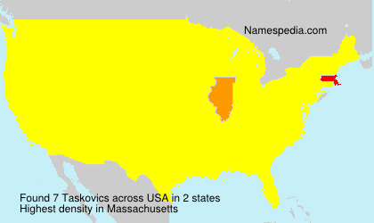 Surname Taskovics in USA Surname Taskovics in USA