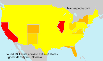 Surname Taslitz in USA Surname Taslitz in USA