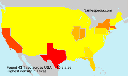 Surname Taso in USA Surname Taso in USA