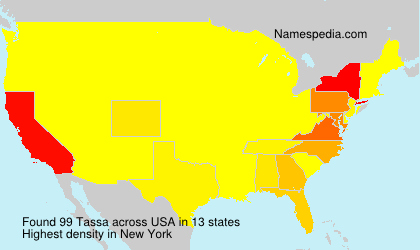 Surname Tassa in USA Surname Tassa in USA