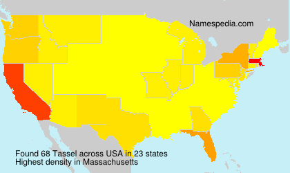 Surname Tassel in USA Surname Tassel in USA