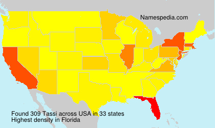 Surname Tassi in USA Surname Tassi in USA