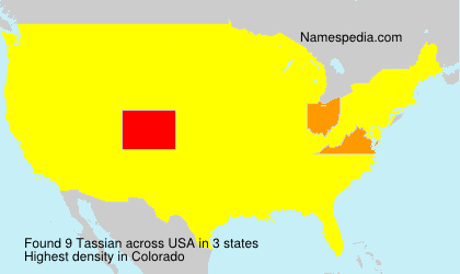 Surname Tassian in USA Surname Tassian in USA