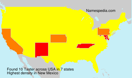 Surname Taster in USA Surname Taster in USA