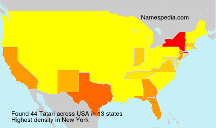 Surname Tatari in USA Surname Tatari in USA