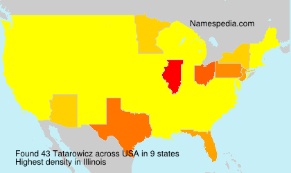 Surname Tatarowicz in USA Surname Tatarowicz in USA