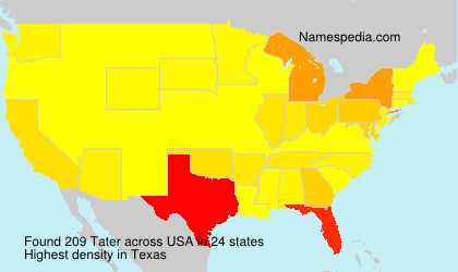 Surname Tater in USA Surname Tater in USA