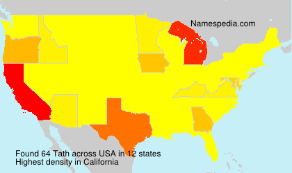 Surname Tath in USA Surname Tath in USA