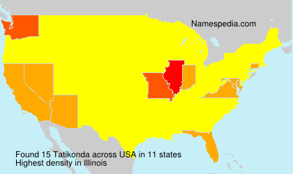 Surname Tatikonda in USA Surname Tatikonda in USA