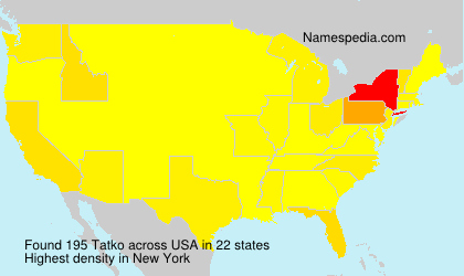 Surname Tatko in USA Surname Tatko in USA
